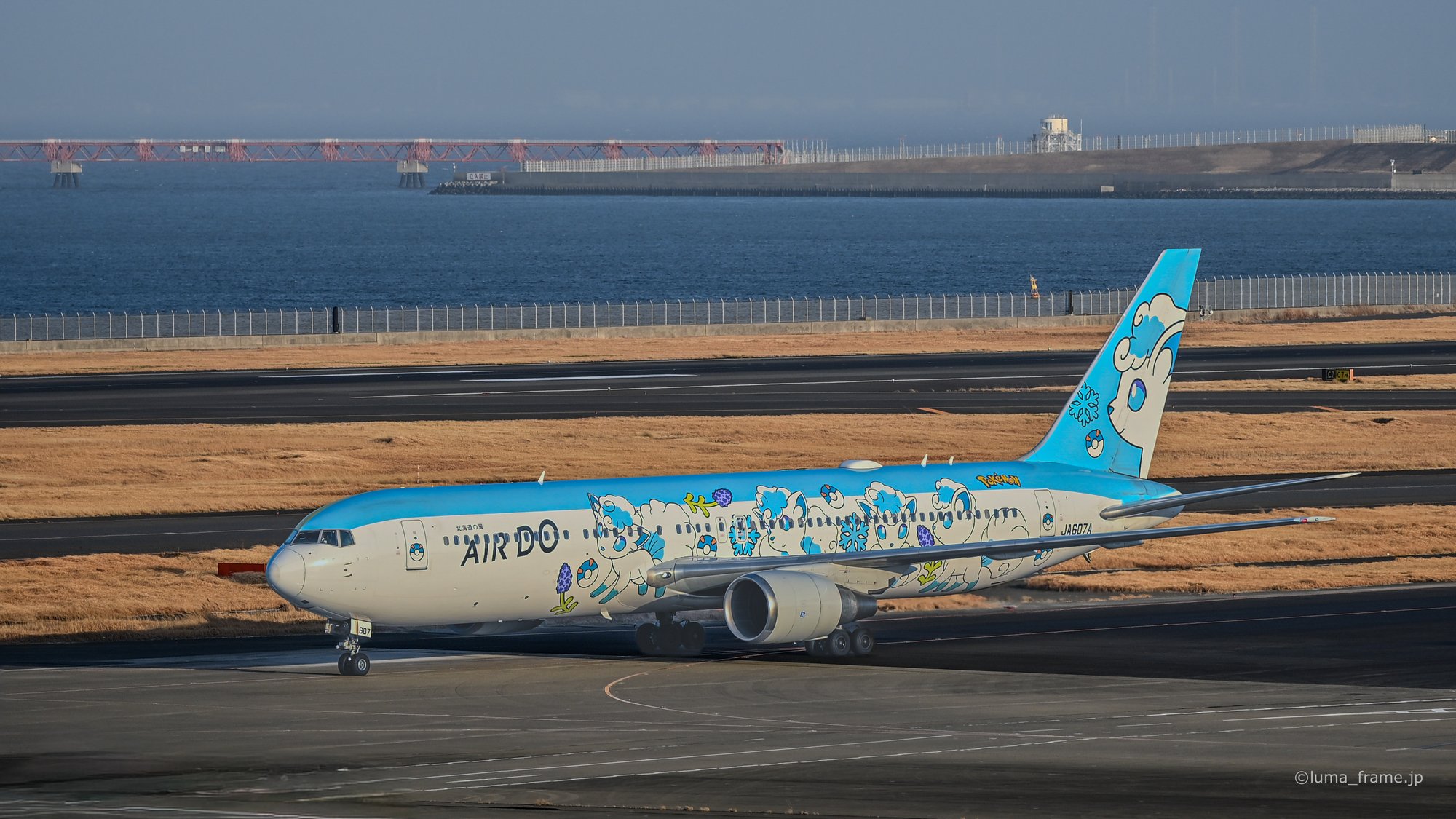 北海道のジェット / 羽田空港で撮影した航空写真。The Hokkaido Jet (Nikon Z6III / LUMA Frame)