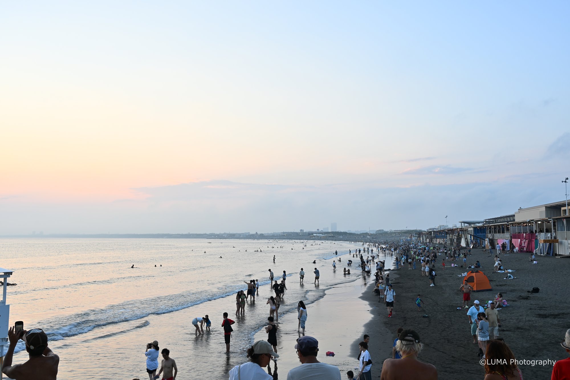 夏の終わり / 湘南・江ノ島で撮影した風景写真。Summer's End (Nikon Z6III / LUMA Frame)