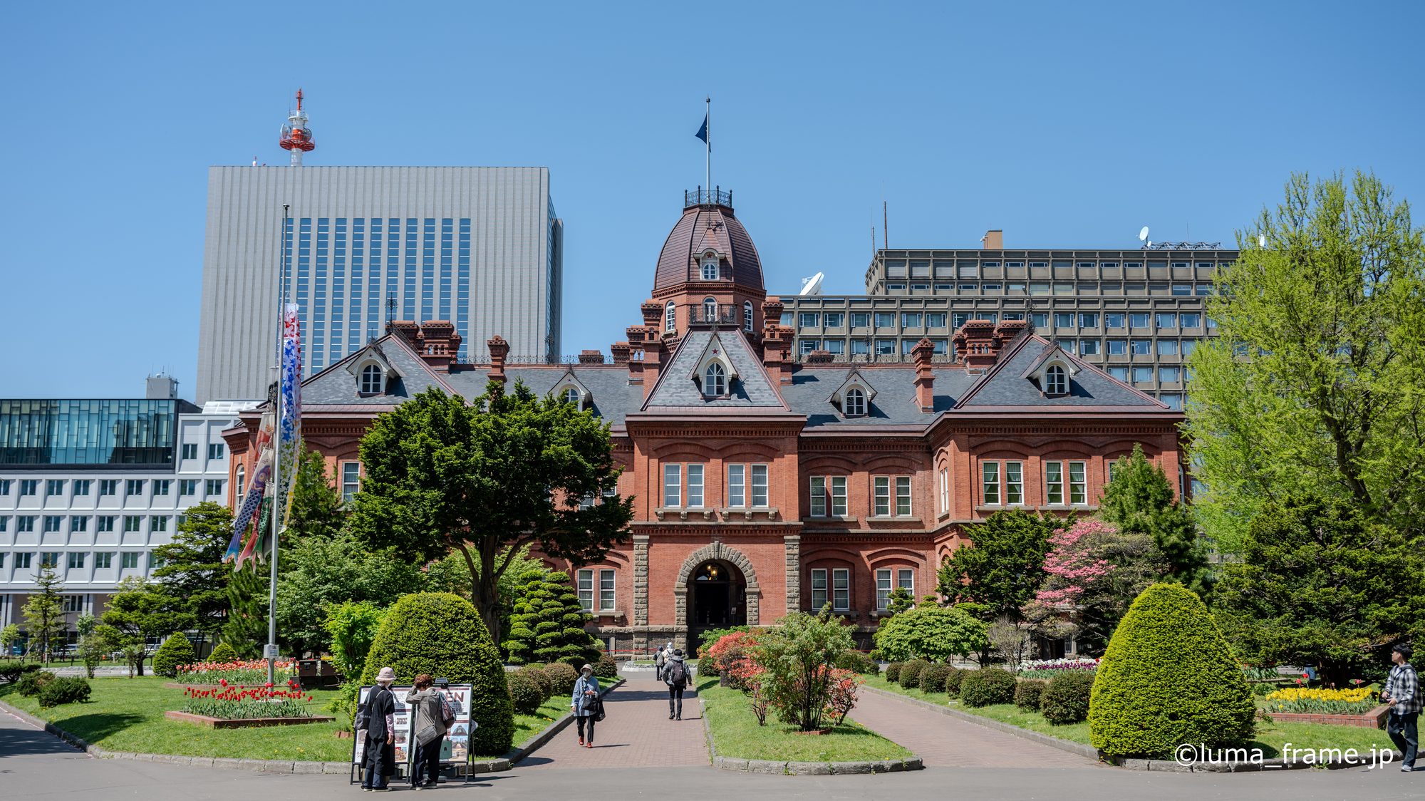 赤れんが庁舎 / 札幌 北海道庁旧本庁舎で撮影した都市写真。Red Brick Office (Nikon Z6III / LUMA Frame)
